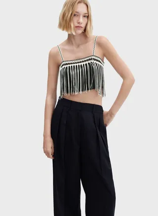 Embellished Crop Top 