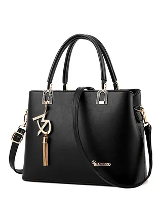 Fashion Light Weight Satchel Black 