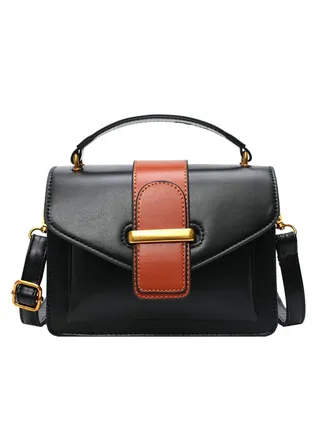 Fashion Light Weight Satchel Black 