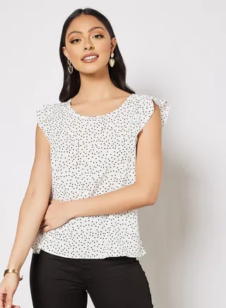 Dotted Top White 