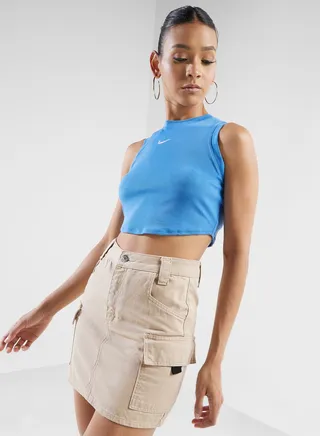 Nsw Essential Ribbed Cropped Tank 