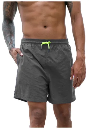 Sports Workout Performance Shorts Grey 