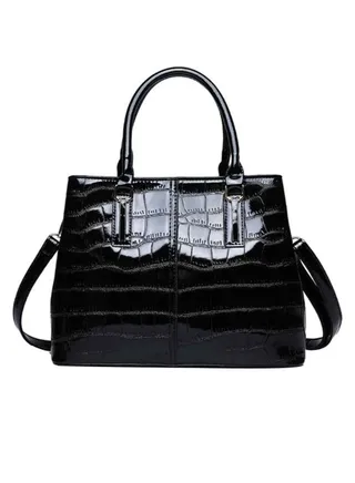 Stylish and modern black belt bag 