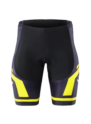 Cushion Pad Bicycle Tight Shorts Yellow/Black 