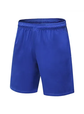 Men Quick Dry Breathable Running Shorts Blue 