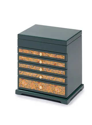 MideUnik 6-layer Piano Paint Jewelry Box 