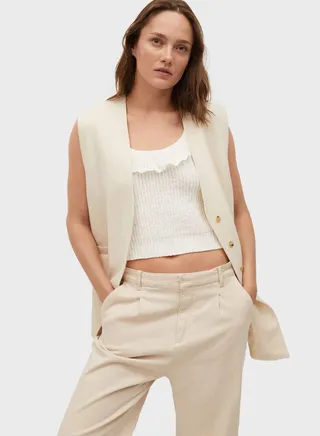 Knitted Overlay Top 