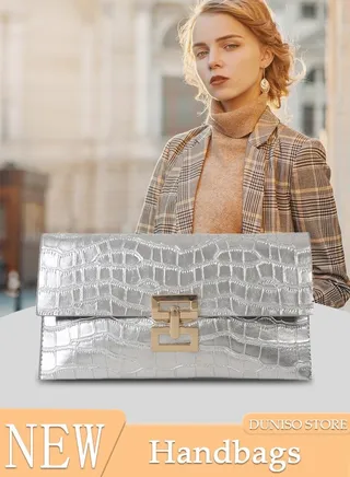Women Shiny Glitter Evening Clutch Envelope Handbag Evening Bag Purse Bag for Wedding Formal Cocktail Party 