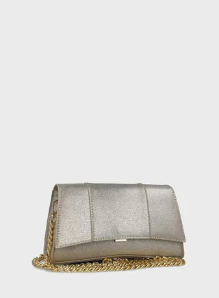 Flap Over\n Magnet Lock Clutch Handbag