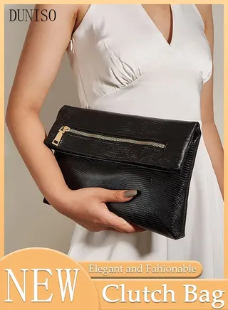 Women Clutch Bag Evening Clutch Envelope Handbag Chain Purse Bag Shoulder Bag Cross body Bag for Wedding Formal Cocktail Party Silver 