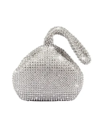 Fashion Prom Cocktail Party Clutch White 