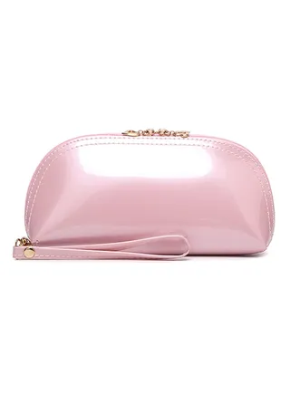 Elegant Exquisite Zipper Clutch Pink 
