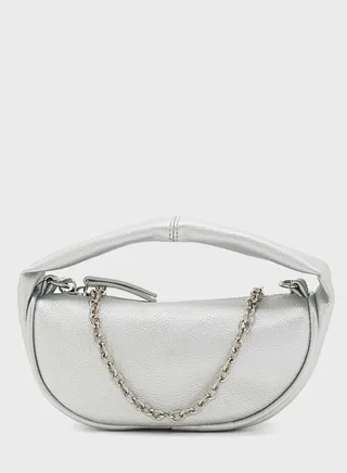 Moon Shape Pu Clutch