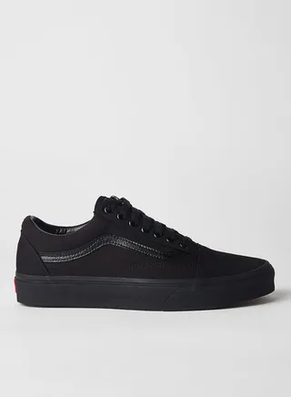 Unisex Canvas Old Skool Sneakers Black 