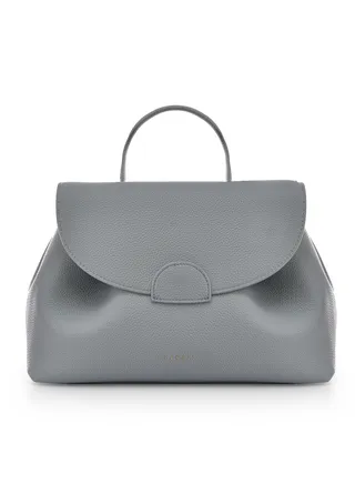 Kanelli leather hand bag for women, Blue 