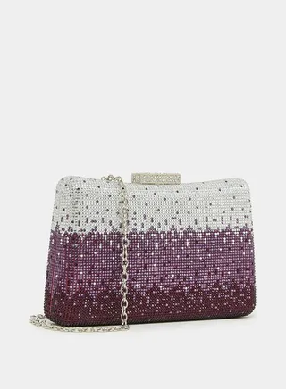 Embellished Tritone Clutch Bag