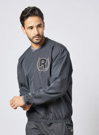 Classics Team Sports Golf Crew Sweatshirt Black 