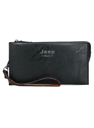 Vintage Brief Design Casual Style Clutch Black 
