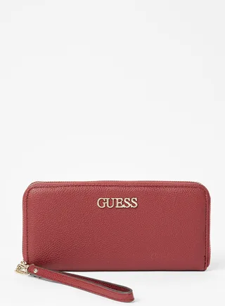 Jardine Zip Around Clutch Maroon 