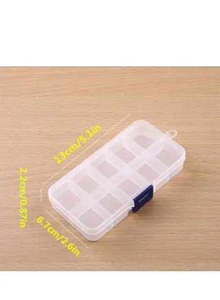Plastic Box For Storing Jewelry And Beads 