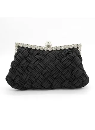 Solid Evening Clutch Black 