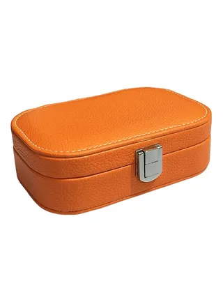 Portable Jewelry Storage Organizer Travel Case With Mirror 