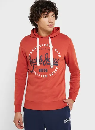 Logo Crew Neck Hoodie 