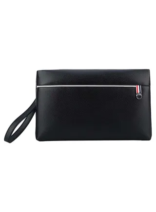 Business Style Large Capacity Casual Clutch Black 