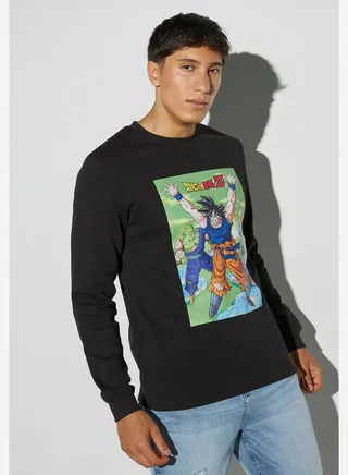 Anime Print Sweatshirt