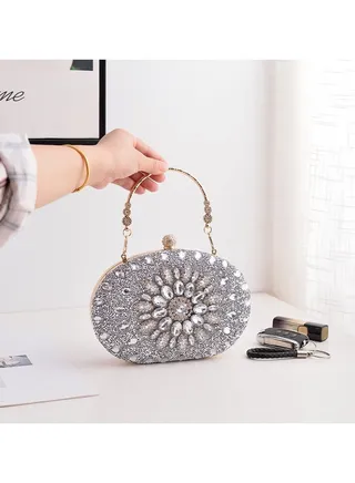 Women Clutch Bag Evening Bag Purse with rhinestone diamond decoration decoration Small Crossbody Bag Handbag Shoulder Bag Satchel Bags Suitable for Party Prom Wedding 