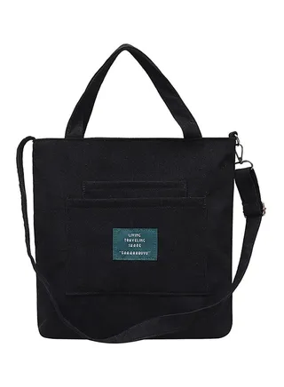 Lightweight Large Capacity Versatile Bag Black 