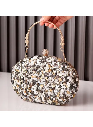 Women Clutch Bag Evening Bag Purse with rhinestone diamond decoration decoration Small Crossbody Bag Handbag Shoulder Bag Satchel Bags Suitable for Party Prom Wedding 