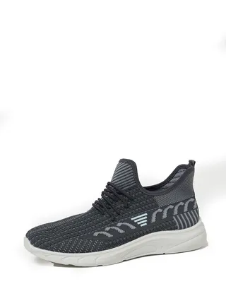Cobblerz Men's Lace-up Low Top Sneakers GREY 