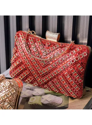 Women Clutch Bag Evening Bag Purse with rhinestone diamond decoration decoration Small Crossbody Bag Handbag Shoulder Bag Satchel Bags Suitable for Party Prom Wedding 