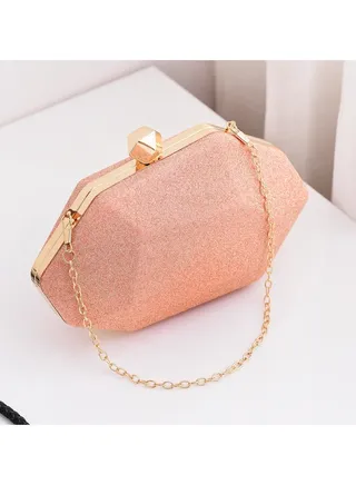 Women Clutch Bag Evening Bag Purse Small Crossbody Bag PU Leather Material Handbag Shoulder Bag Satchel Bags Suitable for Party Prom Wedding 