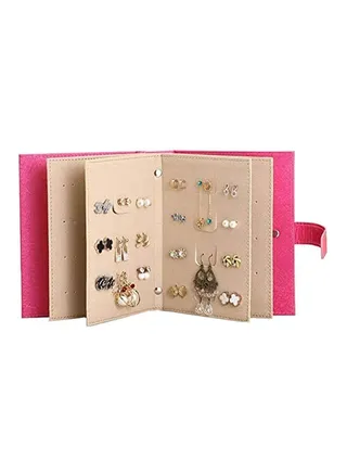 Portable Earrings Storage Box 