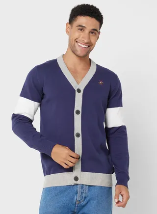 Color Block Cardigan