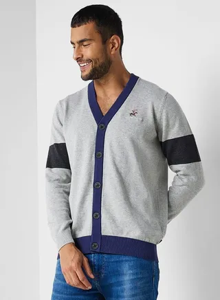 Color Block Cardigan