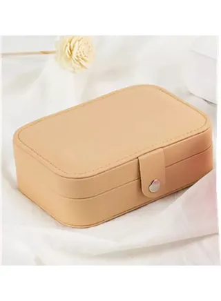Push Lock Button Jewellery Organizer Box 