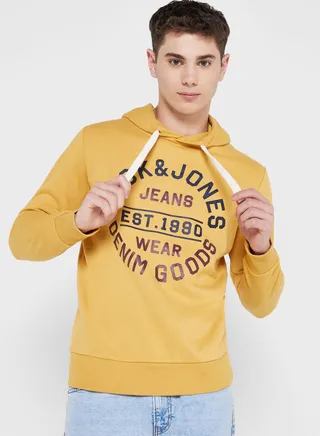 Logo Crew Neck Hoodie 