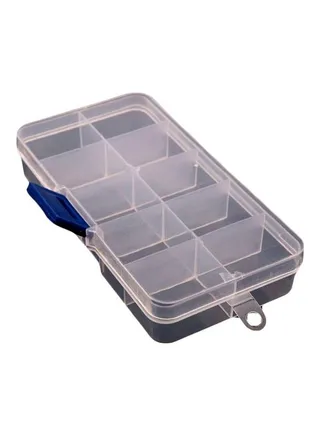 10 Grid Plastic Jewelry Box 