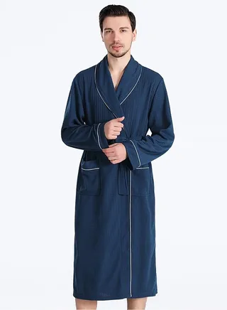 Robe Lightweight Kimono Robes Short Knit Bathrobe Soft Sleepwear Casual Ladies Loungewear 