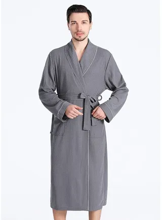 Robe Lightweight Kimono Robes Short Knit Bathrobe Soft Sleepwear Casual Ladies Loungewear 