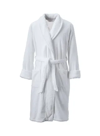 Terry Cotton Bathrobe Small/Medium White 