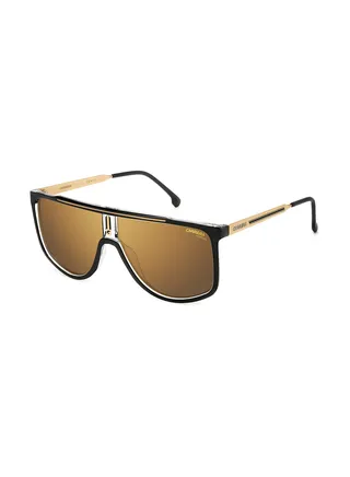 Men's UV Protection Navigator Sunglasses - Carrera 1056/S Black/Gold 61 - Lens Size: 61 Mm 