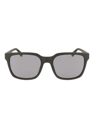 Men's Full Rim Injected Modified Rectangle Sunglasses L967S 5519 (002) Matte Black 