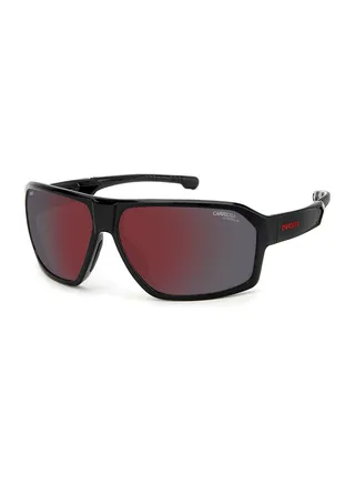 Men's UV Protection Rectangular Sunglasses - Carduc 020/S Black 66 - Lens Size: 66 Mm 