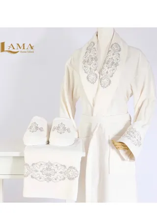 Bath Robe Embroidery person 