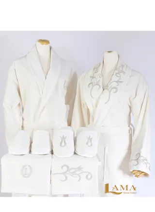 Set Bath Robe Paris Cables 
