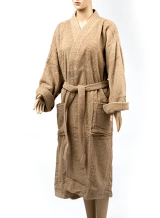 Kimono Style Bathrope Brown 35x28x7cm 